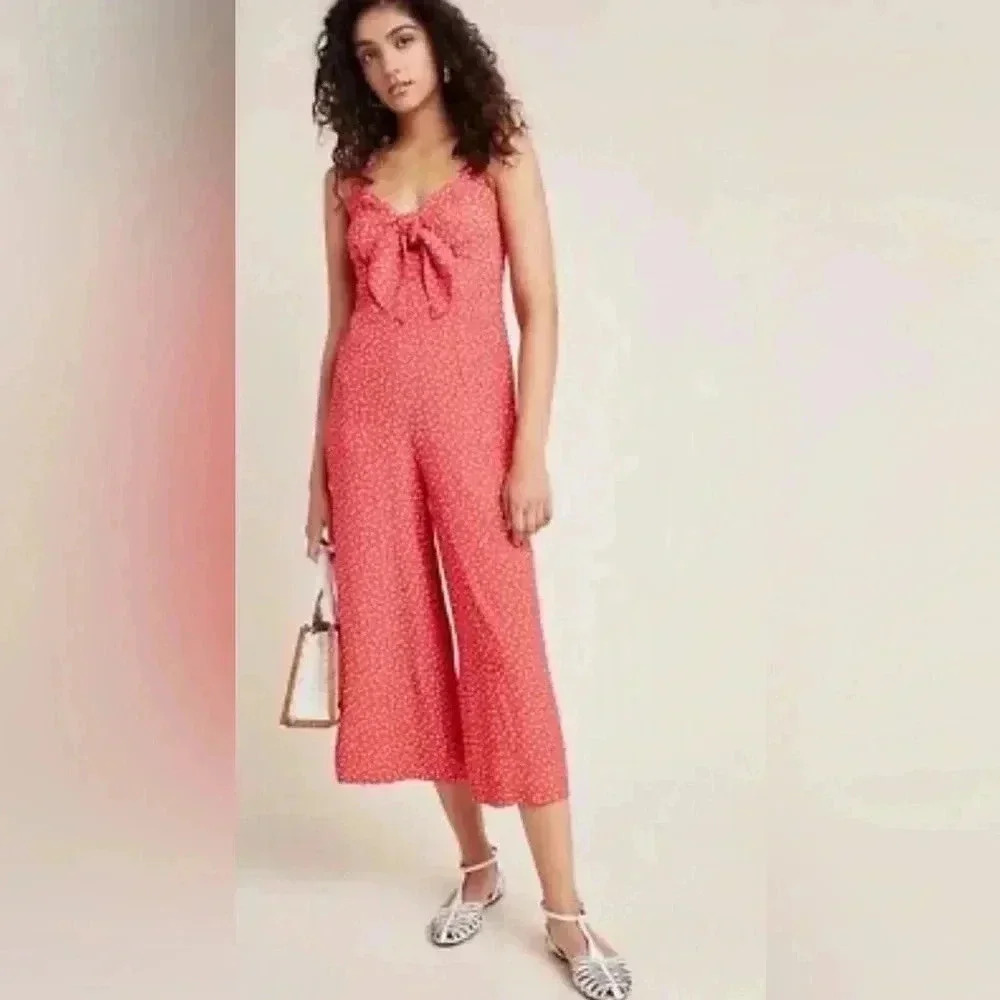 Anthropologie Kachel Wide Leg Jumpsuit